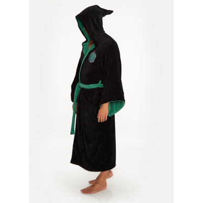 The Wizarding World of Harry Potter Polyester and Synthetic Fleece Mid-Calf Bathrobe with Pockets and Hood for Kids