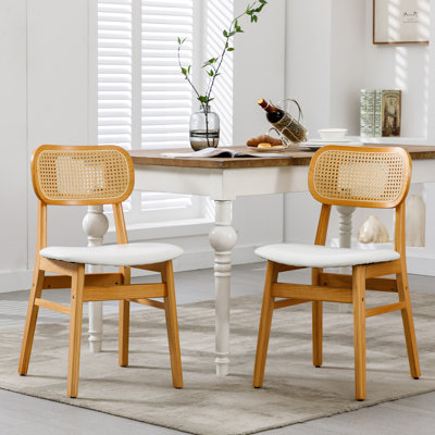 Chaise de salle à manger rembourrée Borislavka (ensemble de 2)