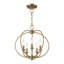 Lustre en forme de globe à 5 lumières de style bougie Remer-710996462