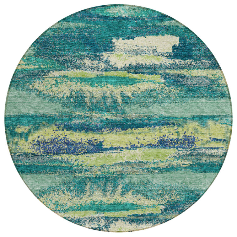 Aleighna Area Rug with Non-Slip Backing