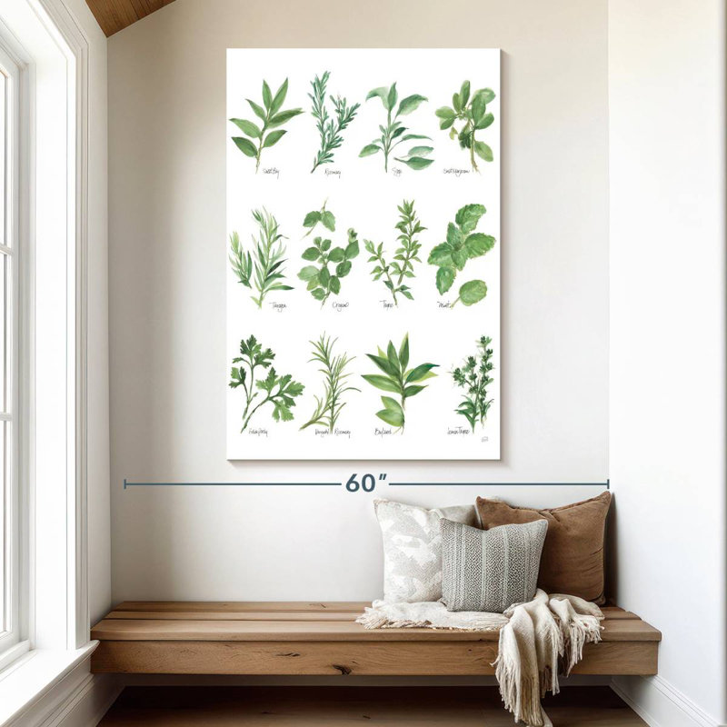 Tableau Harnek Herb, H 51 po x l 34 po