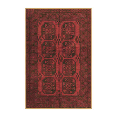 Washable Geometric Indoor Rug