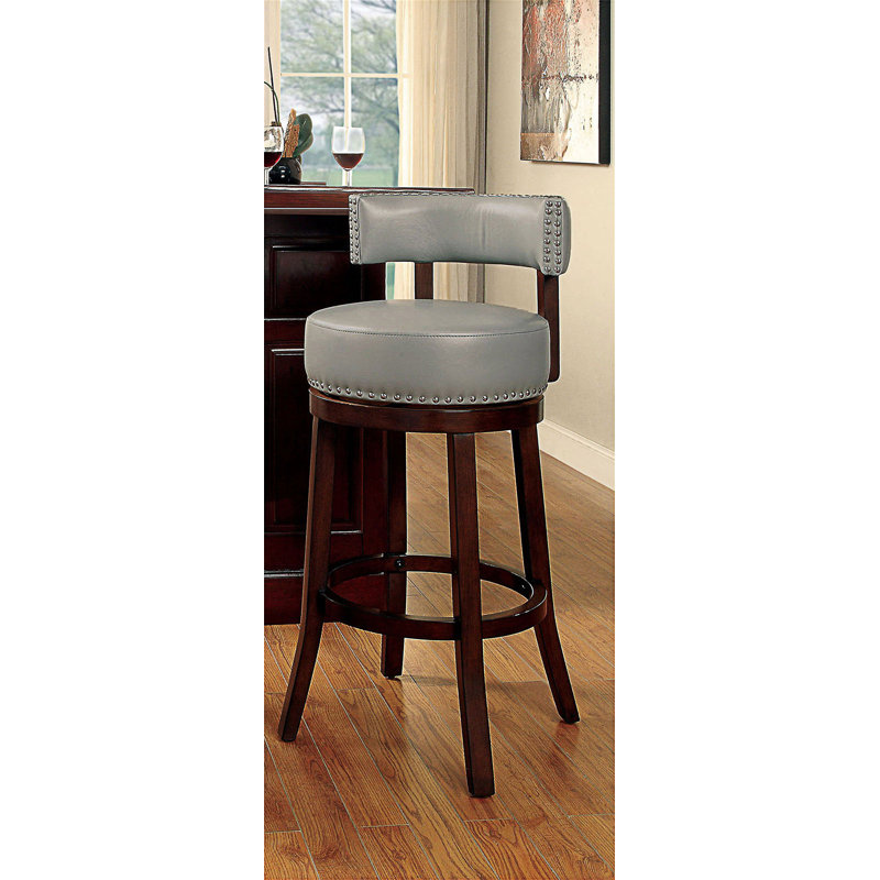 Ensemble de 2 chaises de bar, Gris, Tabouret de bar (siège d'une hauteur de 29 po)