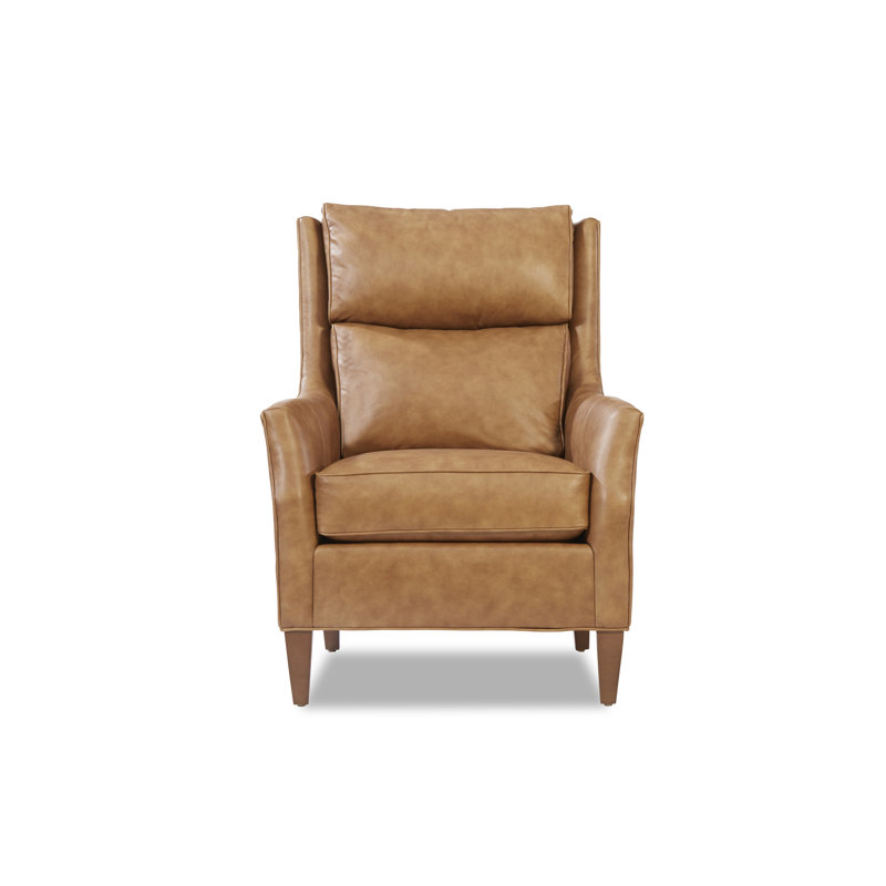 Leather Chair, Archway Grey