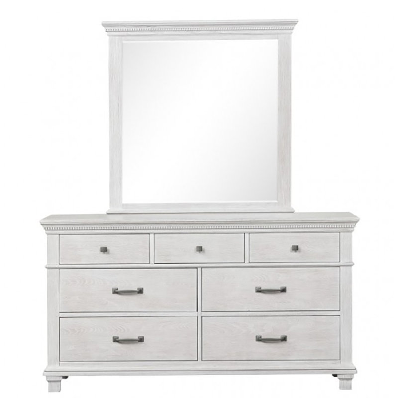Commode 7 tiroirs avec miroir Fraer