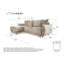Lazy Lukka 4 Seater Corner Sofa -524997101