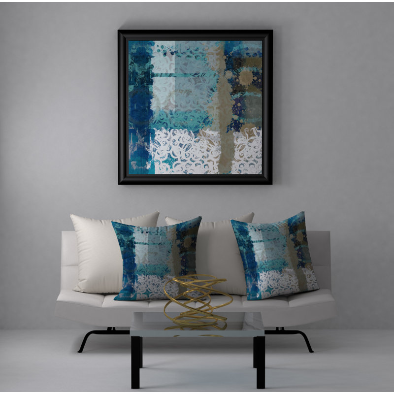 Grande housse de coussin carrée et insert, 24 po x 24 po