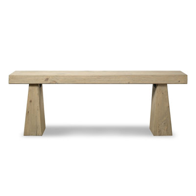 88 in. Solid Wood Console Table