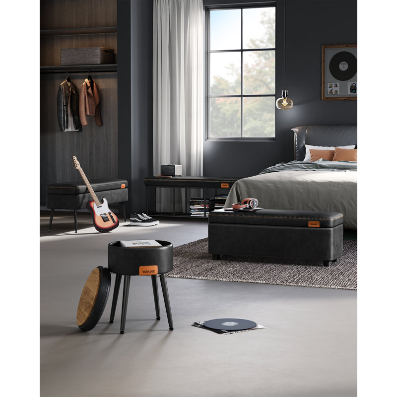 Allasia Metal Accent Stool