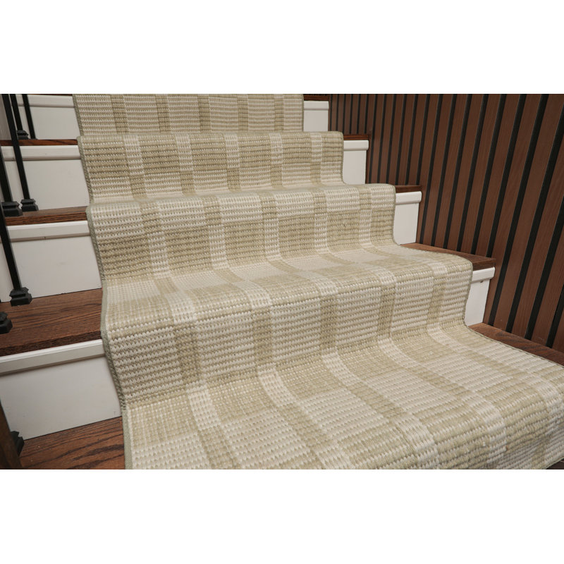 Tapis en laine fait à la main sur mesure, Tapis de couloir 2 pi 7 po x 8 pi