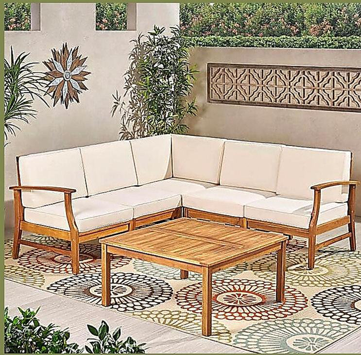 PERLA 6-PCS SOFA SET, CREAM