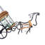 Porte-bouteilles Moose-Drawn