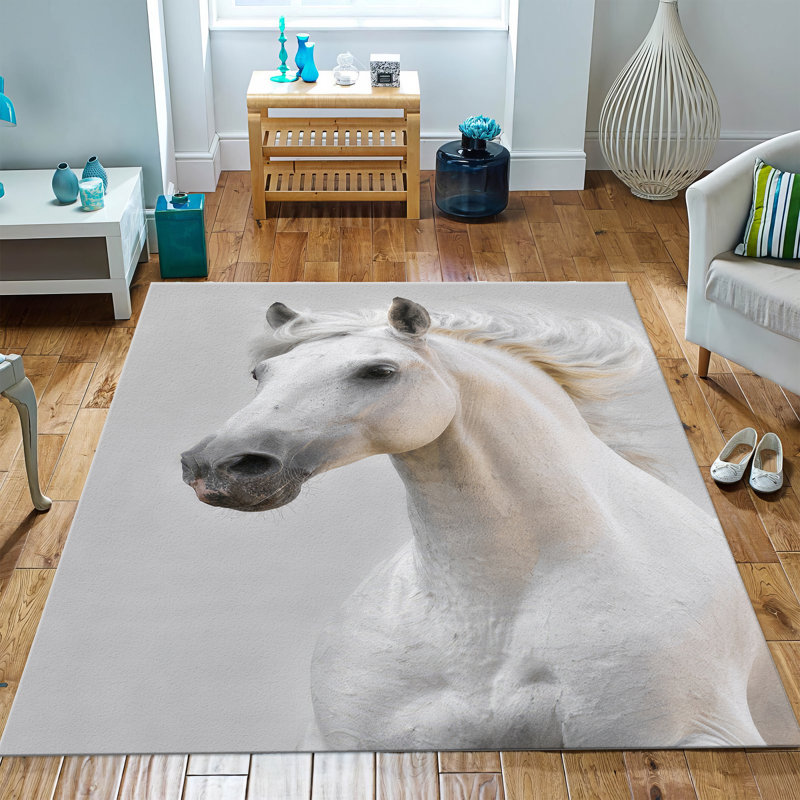 Arabesque Trellis Pattern Non Woven Soft Print Rug Ideal for Cosying Up Your Living Space, Runner 2'8" x 6'7"