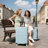 Hardshell Luggage Sets 6 Piece with 2 Bags,Carry on Suitcase with Handle Password Lock Double Spinner Wheels, Lightweight 16"+20"+24"+28" Luggages