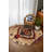 Strawbridge Burgundy Beige Moroccan Machine Printed Cotton Polyester Area Rug-1020548749