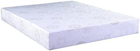 Collection Herbal Fusion, matelas en mousse viscoélastique infusée de thé vert, blanc., Très grand lit, 10"
