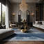 Tapis gris soyeux et moelleux-1521624828
