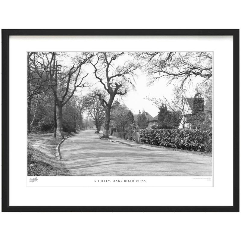 Shirley, Oaks Road C1955 by Francis Frith - Single Picture Frame Print, 60cm H x 80cm W x 2.3cm D