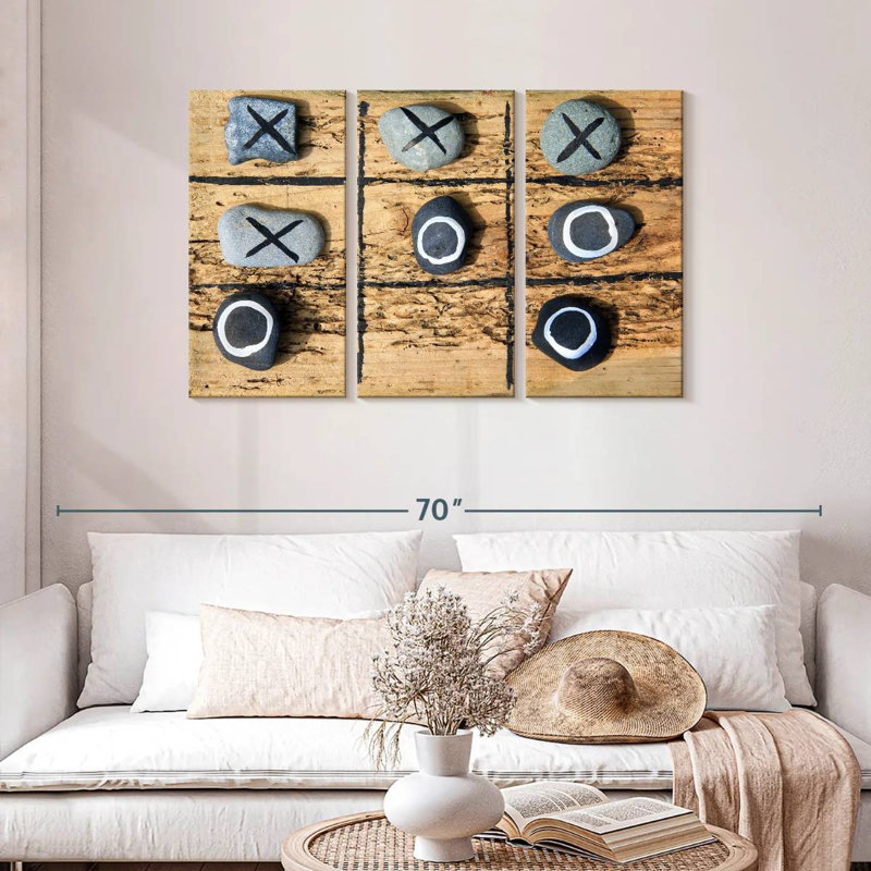 Senne Tic Tac Toe Game, 28" H x 45" W