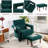 Aidenjohn Upholstered Armchair with Ottoman-1540155419