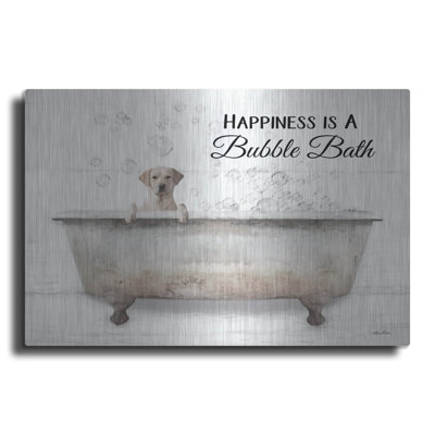 Trinx «Bubble Bath» par Lori Deiter, art mural en métal