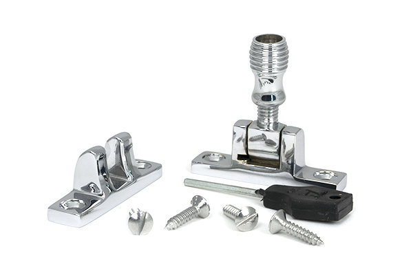 Beehive Brighton Fastener - Narrow (Square), Polished Chrome