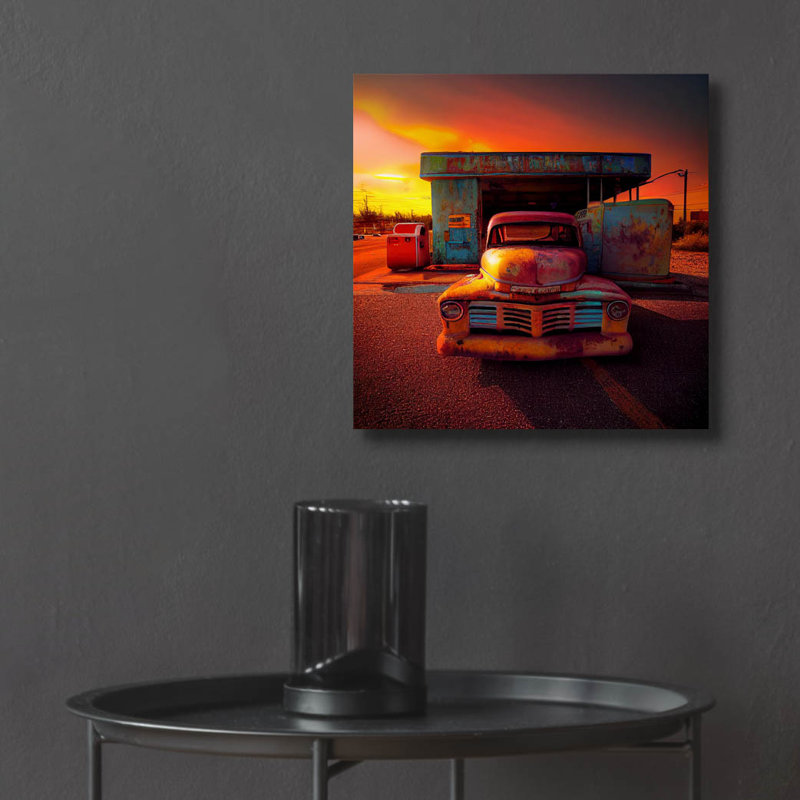 «Route 66 6» par Ray Heere, H 12 po x l 12 po
