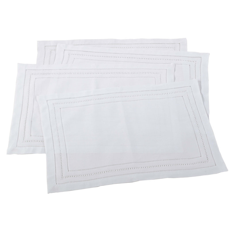 Galucia Collection Embroidered Square Napkin, 20" W x 20" L