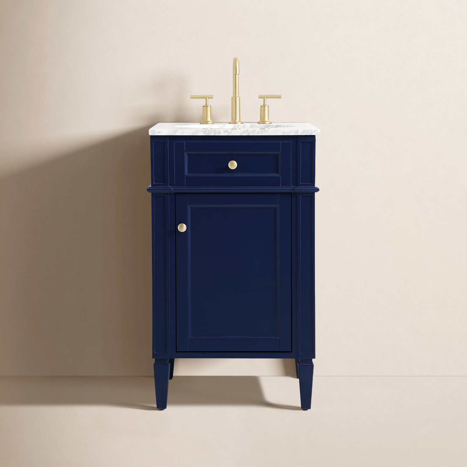 Rivers 21'' Single Bathroom Vanity, Blue