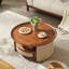 Brown Solid Wood Ash Coffee Table-109580303