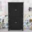 Armoire de rangement élégante pour salle de bain avec 4 portes et tablettes réglables-1868704825-1855703348