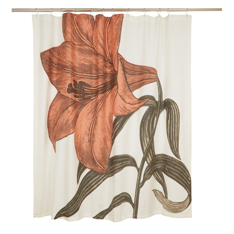 Rideau de douche simple Lily