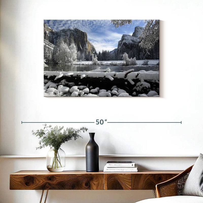 Alvord Yosemite Winter Wonderland, H 24 po x l 36 po