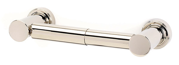 Infinity Wall Mounted Toilet Paper Holder, Polished Nickel
