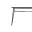 Solid Wood Top Metal Base Dining Table-440573152