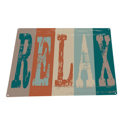 Rustic Relax Sign