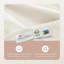 Drap plat certifié biologique seulement - Draps 100% coton biologique avec une finition luxueuse en tissage de satin à densité de tissage de 500 fils - Certifié Gots & Fairtrade (naturel, double)-117985773-117985772