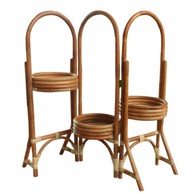 Iorund Rattan Plant Stand 3 Tier