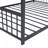 Full Size Metal House Bed, Black-2110046144-2110046147