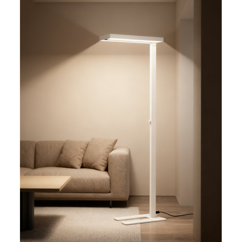 LED Floor Lamp With Sunturalux Eye Care Technology, 6000LM Dimmable Standing Light For Home Office Living Room Bedroom Reading