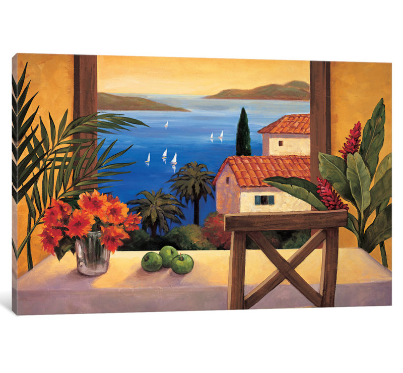 « ocean breeze ii », reproduction d’art sur toile, H 26 po x l 40 po x P 1,5 po