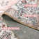 Blossom Medallion Plush Area Rug – Soft Floral Accent with Non-Slip Backing
