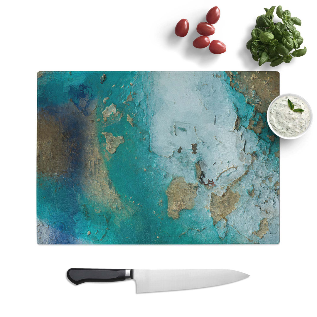 Tempered Glass Cracked Affection Chopping Board