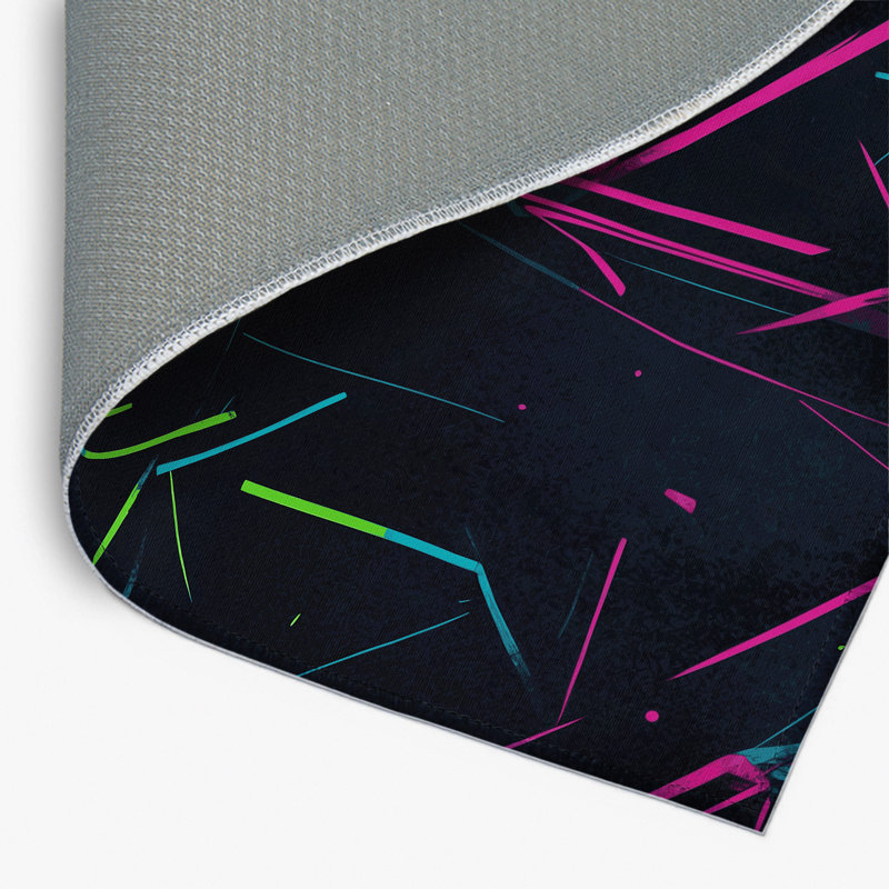 Tapis intérieur et extérieur à fils fluorescents, Rectangulaire 3 pi x 5 pi