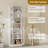 86.7'' H X 114.73'' W Book Cabinet Storage Bookcase Set