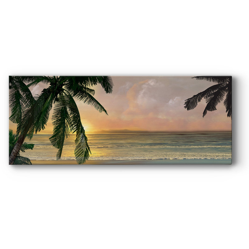 Sunset Cove I sur toile, H 8 po x l 20 po x P 1,5 po
