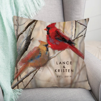 Cotton Blend Throw Pillow