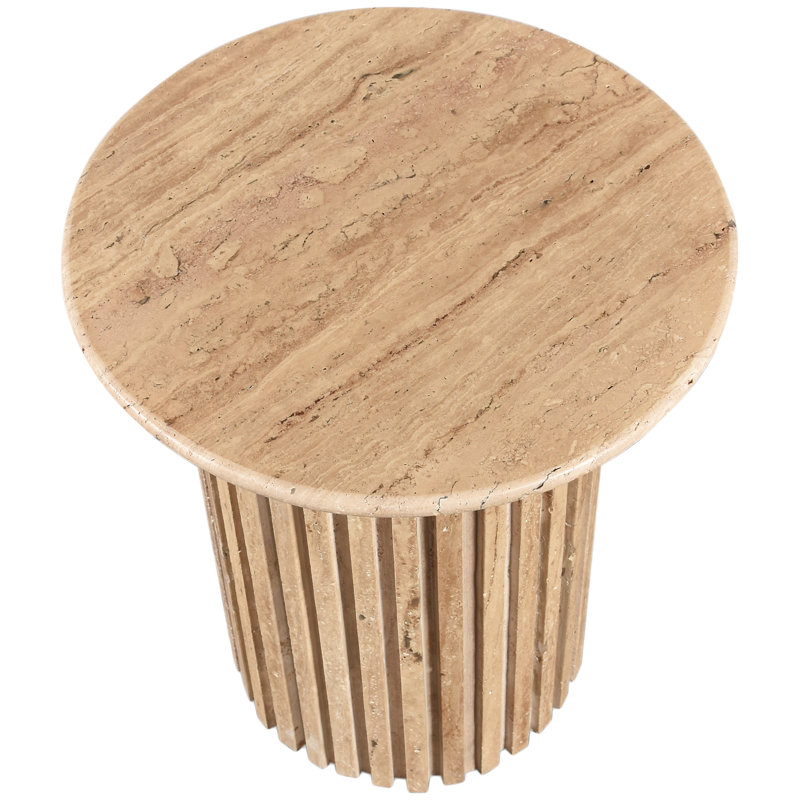 Genoa End Table, Beige