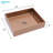 Rose Gold Stainless Steel Sink 19"X15" - Ensures A Clean And Hygienic Bathroom Keeps Neat