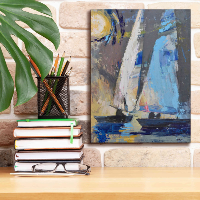 Reproduction sur toile tendue, H 16 po x l 12 po x P 0,75 po